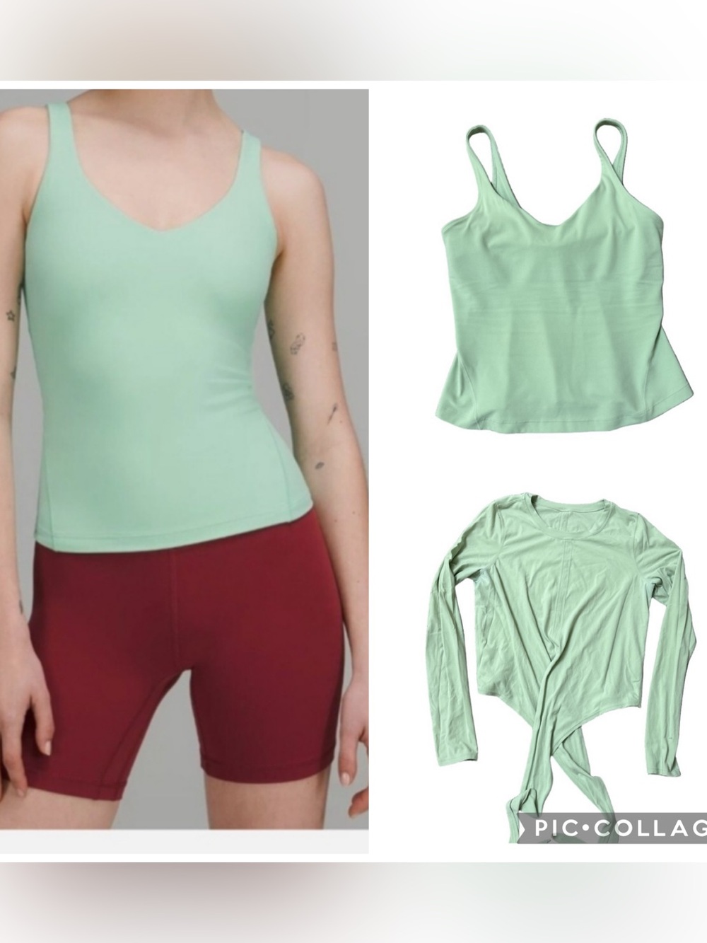 Lululemon Time to Restore Long Sleeve Nulu and Align Waist-Length tank